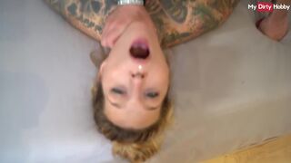 Brutális német amatőr milf cidázza a nagyméretű fasznak