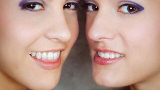 Carolina Abril és Silvie Luca forró arcülése lezbi társaságban