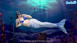 Sellő szuka peckezik addig, amíg totál édesen csúszik