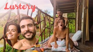 Lenyűgöző argentin amatőrök szeretkeznek az amazonasban