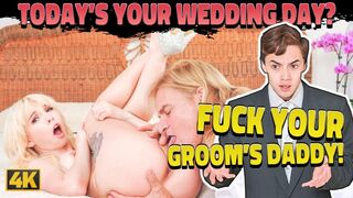 Sápadt világos szőke kis csaj kész a sexre férje apjával