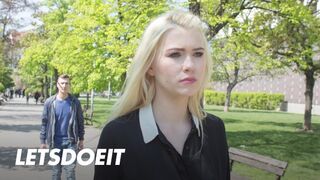 Bájos lengyel világos szőke Misha Cross leszopja a külföldi vastag fazt külföldön és jól meglovagolja