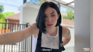 Szemrevaló autószerelő tinédzser cidázza keményen és kap arconlövés pov-ból