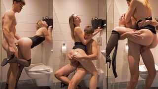 Fürdőszobai légyott a szemétlány nevelő húgommal! mini ruha és harisnya megőrjít