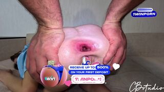 Mély popócska szeretkezés hatalmas segglyukkal