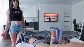 Ringyó mostohaanya rajtakapja mostohafiát az autofaszos szopásban