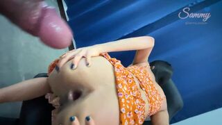 Durva popócska légyott tinivel, aki beleélvezést kap pov-ban