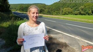 Vigyázz! telelőtte az arcomat spermával daddys luder