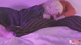 Nevelő anya száját megbassza a nevelő fia