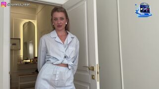 Megint a zuhany alatt verted a farkad!? nem hagyom, hogy elpazarold a spricced! közösülés egy fiatal, lédús nevelő anyával