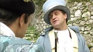 Remigio Zampa és Anthony Di Nunzio gyöngéd análja a retro Il Marchese del Grilletto negyedik részében